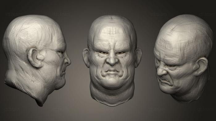3D модель Эскиз головы 02 (STL)